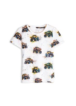 GATE Bawełniana koszulka z nadrukiem 4Y ze sklepu gateshop w kategorii T-shirty chłopięce - zdjęcie 189273671