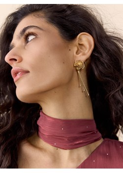 Reserved - Wiszące kolczyki w kształcie kwiatów - złoty ze sklepu Reserved w kategorii Kolczyki - zdjęcie 189274684