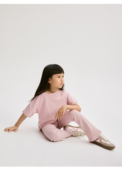 Reserved - Bawełniany komplet - brudny róż ze sklepu Reserved w kategorii Spodnie dziewczęce - zdjęcie 189274743