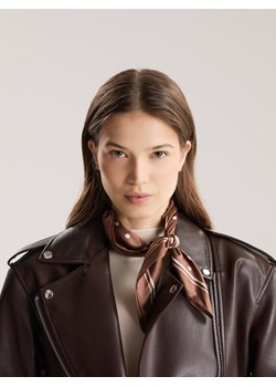 Reserved - Wzorzysta apaszka - brązowy ze sklepu Reserved w kategorii Szaliki i chusty damskie - zdjęcie 189275354