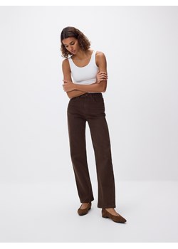 Reserved - Jeansy straight - dark grey jeans ze sklepu Reserved w kategorii Jeansy damskie - zdjęcie 189275590