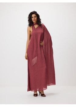 Reserved - Sukienka z szalem - fuksja ze sklepu Reserved w kategorii Sukienki - zdjęcie 189275643