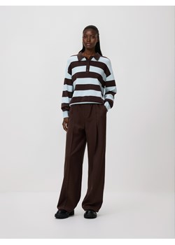 Reserved - Sweter w paski - jasnoniebieski ze sklepu Reserved w kategorii Swetry damskie - zdjęcie 189275950