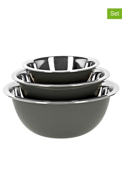 GSW Miski (3 szt.) "Magic Color" w kolorze szarym ze sklepu Limango Polska w kategorii Akcesoria kuchenne - zdjęcie 189276233