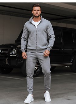 Dres męski antracytowy Dstreet AX0734 ze sklepu DSTREET.PL w kategorii Dresy męskie - zdjęcie 189276750