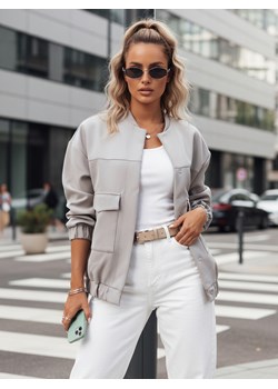 Kurtka damska bomebr QUESI szara Dstreet TY4292 ze sklepu DSTREET.PL w kategorii Kurtki damskie - zdjęcie 189276753