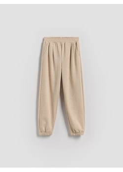 Reserved - Spodnie dresowe - beżowy ze sklepu Reserved w kategorii Spodnie dziewczęce - zdjęcie 189277220