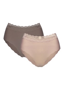 Henderson Polly 3 2 pack 44418 figi wysokie gładkie beżowy/brązowy ze sklepu kontri.pl w kategorii Majtki damskie - zdjęcie 189277960