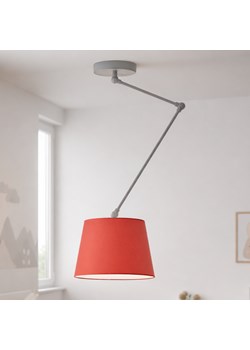 Żyrandol na wysięgniku JUMA czerwona lampa sufitowa z regulacją kąta światła ze sklepu Lysne w kategorii Lampy dziecięce - zdjęcie 189277993