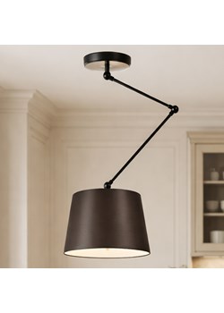 Regulowany żyrandol z brązowym abażurem JUMA nad stół ze sklepu Lysne w kategorii Lampy wiszące - zdjęcie 189278004