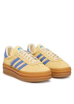 Sneakersy adidas Gazelle Bold J IH6457 Beżowy ze sklepu eobuwie.pl w kategorii Buty sportowe dziecięce - zdjęcie 189278322