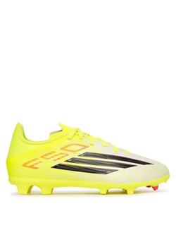 Buty do piłki nożnej adidas F50 League Firm Ground / Multi Ground JR9014 Żółty ze sklepu eobuwie.pl w kategorii Buty sportowe dziecięce - zdjęcie 189278330