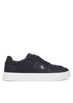 Sneakersy Calvin Klein Classic Cups Laceup Knit HM0HM02130 Czarny ze sklepu eobuwie.pl w kategorii Buty sportowe męskie - zdjęcie 189278354