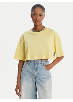 Quiksilver T-Shirt Maxi EQWZT03183 Żółty Oversize ze sklepu MODIVO w kategorii Bluzki damskie - zdjęcie 189279073