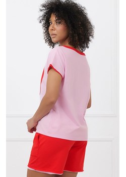 Piżama damska ze spodenkami czerwono-różowa Sabrina, Kolor czerwono-różowy, Rozmiar S, Italian Fashion ze sklepu Primodo w kategorii Piżamy damskie - zdjęcie 189279642