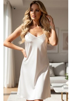 Koszula nocna z koronkowym motylem na plecach NOCTYLLA, Kolor biały, Rozmiar M, Passion ze sklepu Primodo w kategorii Koszule nocne - zdjęcie 189279712