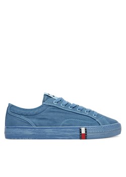 Tommy Jeans Tenisówki Archive Vulc Y2K Washed Canvas EN0EN02957 Niebieski ze sklepu MODIVO w kategorii Trampki damskie - zdjęcie 189279842