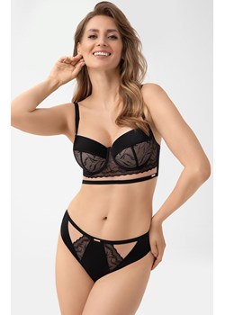 Gorsenia biustonosz usztywniany z paskami Joy G003, Kolor czarny, Rozmiar 75A, Gorsenia ze sklepu Intymna w kategorii Biustonosze - zdjęcie 189281092