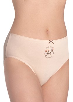 3-pack bawełniane figi damskie L-120BI-100, Kolor brązowo-beżowy, Rozmiar L, LAMA ze sklepu Intymna w kategorii Majtki damskie - zdjęcie 189281163