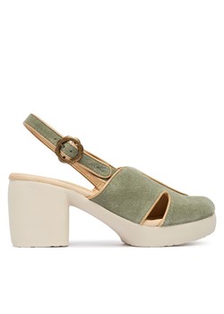 Czółenka Fly London Foryfly P145424 Zielony ze sklepu eobuwie.pl w kategorii Czółenka - zdjęcie 189281202