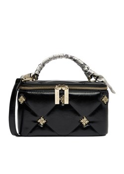 Torebka Nine West EO-Delancey Moon-KS2575-1 Czarny ze sklepu eobuwie.pl w kategorii Kuferki - zdjęcie 189281270