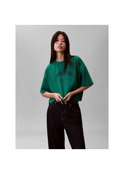 Calvin Klein Jeans T-shirt HERITAGE | Cropped Fit ze sklepu Gomez Fashion Store w kategorii Bluzki damskie - zdjęcie 189282720