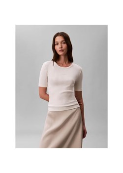 Calvin Klein T-shirt | Slim Fit ze sklepu Gomez Fashion Store w kategorii Bluzki damskie - zdjęcie 189282774