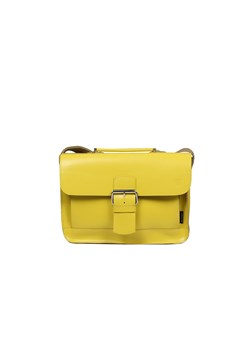 żółta torba skórzana Boston na ramię i do ręki ze sklepu Słoń Torbalski w kategorii Listonoszki - zdjęcie 189283200