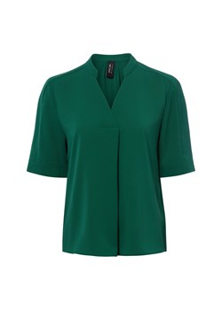 Marc Cain Bluzka damska z krótkim rękawem Kobiety jodłowy jednolity ze sklepu vangraaf w kategorii Bluzki damskie - zdjęcie 189283231