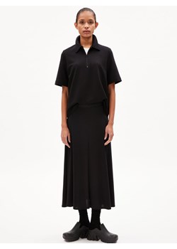 ARMEDANGELS Damska spódnica z dżerseju - Ileniaa Laraa Kobiety Dżersej czarny jednolity ze sklepu vangraaf w kategorii Spódnice - zdjęcie 189283263