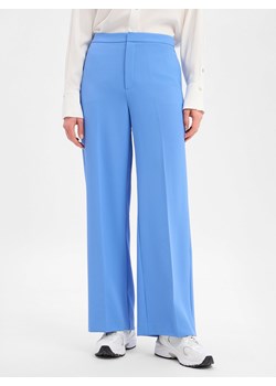 MOS MOSH Spodnie - MMLeya Miley Kobiety niebieski jednolity ze sklepu vangraaf w kategorii Spodnie damskie - zdjęcie 189283294
