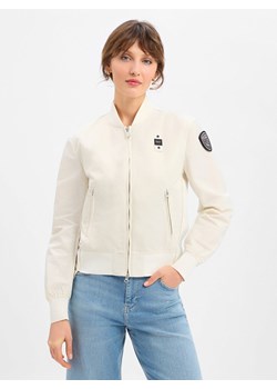 Blauer Bluza damska - Laurie Kobiety écru jednolity ze sklepu vangraaf w kategorii Kurtki damskie - zdjęcie 189283304