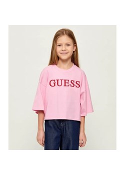 Guess T-shirt | Cropped Fit ze sklepu Gomez Fashion Store w kategorii Bluzki dziewczęce - zdjęcie 189283530