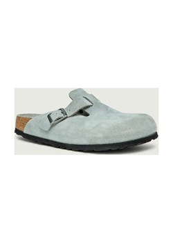 Birkenstock Mule Boston | zamsz | narrow fit soft footbed ze sklepu Gomez Fashion Store w kategorii Klapki damskie - zdjęcie 189283591