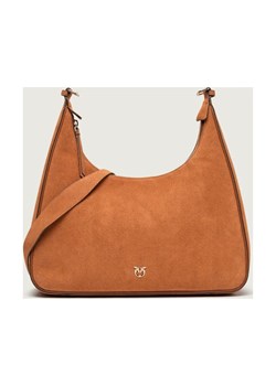 Pinko Hobo MISS PINKO CLASSIC | zamsz ze sklepu Gomez Fashion Store w kategorii Torebki hobo - zdjęcie 189283622