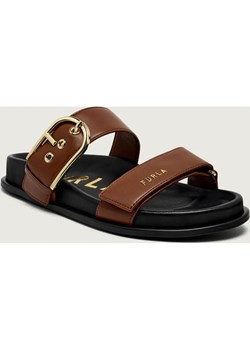 Furla Skórzane klapki FURLA SOLEA ze sklepu Gomez Fashion Store w kategorii Klapki damskie - zdjęcie 189283730