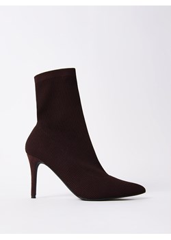 Mohito - Botki na szpilce - ciemnobrązowy ze sklepu Mohito w kategorii Botki - zdjęcie 189285610