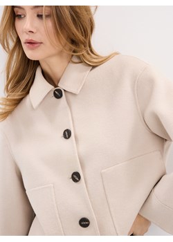 Mohito - Kurtka z wełną - beżowy ze sklepu Mohito w kategorii Kurtki damskie - zdjęcie 189286162
