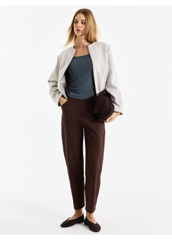 Mohito - Kurtka bomberka z wełną - beżowy ze sklepu Mohito w kategorii Kurtki damskie - zdjęcie 189286233