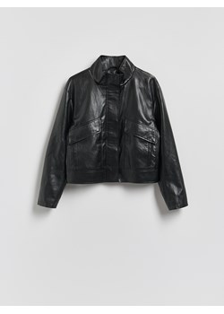 Reserved - Kurtka z imitacji skóry - czarny ze sklepu Reserved w kategorii Kurtki damskie - zdjęcie 189286680