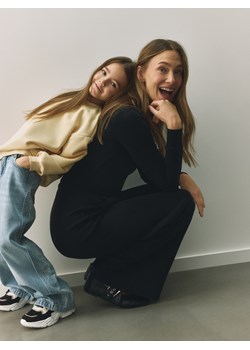 Reserved - Rozpinana bluza z modalem - czarny ze sklepu Reserved w kategorii Bluzy damskie - zdjęcie 189287052