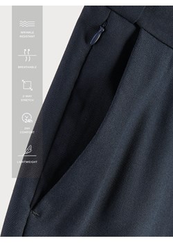 Reserved - Spodnie garniturowe slim fit - granatowy ze sklepu Reserved w kategorii Spodnie męskie - zdjęcie 189287104