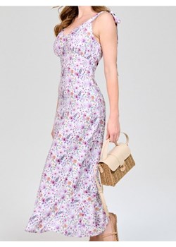 Sinsay - Wiskozowa sukienka maxi na ramiączkach w kwiaty - wielobarwny ze sklepu Sinsay w kategorii Sukienki - zdjęcie 189288752