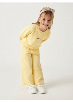 Sinsay - Bluza oversize z bawełną - żółty ze sklepu Sinsay w kategorii Bluzki dziewczęce - zdjęcie 189288763