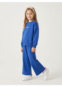 Sinsay - Bluza oversize z bawełną - niebieski ze sklepu Sinsay w kategorii Bluzki dziewczęce - zdjęcie 189288764