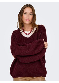 JDY Sweter "Dydinea" w kolorze bordowym ze sklepu Limango Polska w kategorii Swetry damskie - zdjęcie 189289000