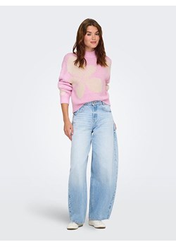 JDY Sweter "Kilian" w kolorze jasnoróżowo-kremowym ze sklepu Limango Polska w kategorii Swetry damskie - zdjęcie 189289094