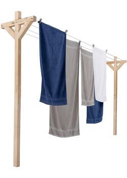 Inkazen Suszarka w kolorze beżowym na pranie - 340 x 205 x 60 cm ze sklepu Limango Polska w kategorii Akcesoria łazienkowe - zdjęcie 189289882