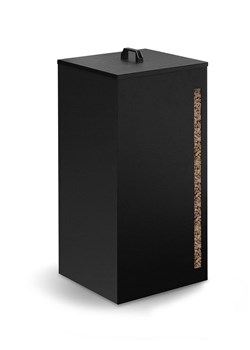 IDOMYA Essentials Stojak w kolorze czarnym na drewno opałowe - 35,5 x 56,5 x 35,5 cm ze sklepu Limango Polska w kategorii Akcesoria i przechowywanie - zdjęcie 189290341