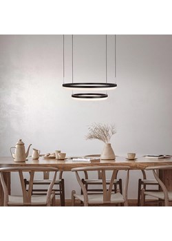 näve Lampa wisząca LED-CCT w kolorze czarno-kremowym - KEE G (A do G) ze sklepu Limango Polska w kategorii Oświetlenie - zdjęcie 189297224